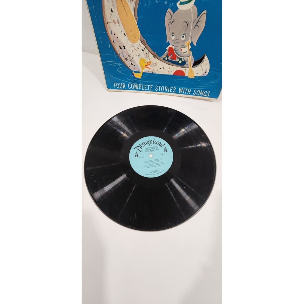 WALT DISNEY'S- ADVENTURES OF LITTLE HIAWATHA LP RECORD VINYL DQ-1283 - Picture 2 of 4